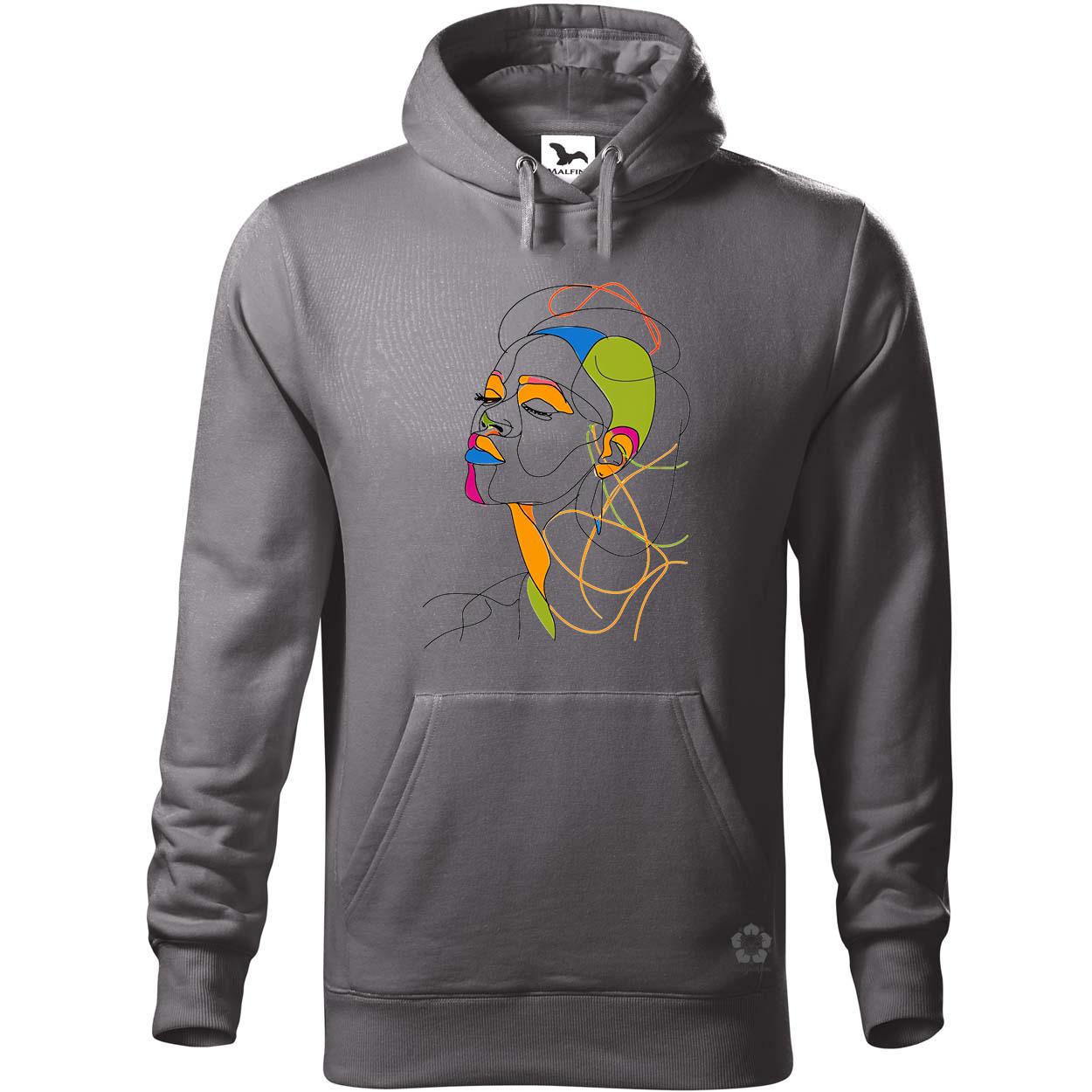 Afro nő rajz portré v1 egyedi  pulóver 