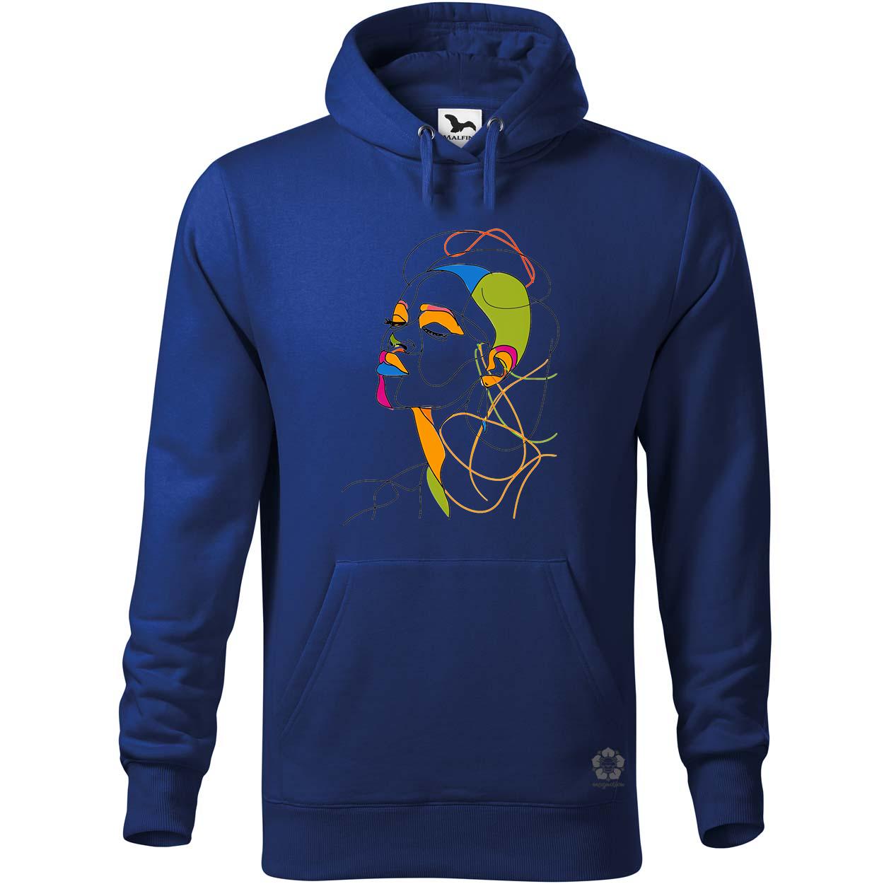 Afro nő rajz portré v1 egyedi  pulóver 