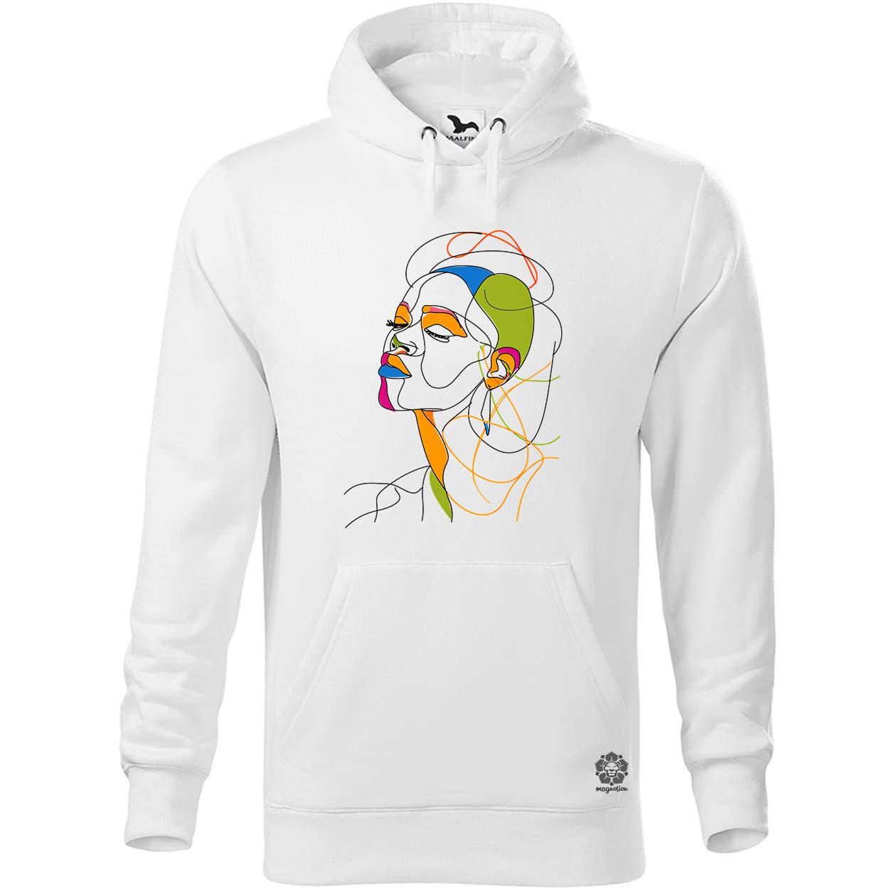 Afro nő rajz portré v1 egyedi  pulóver 