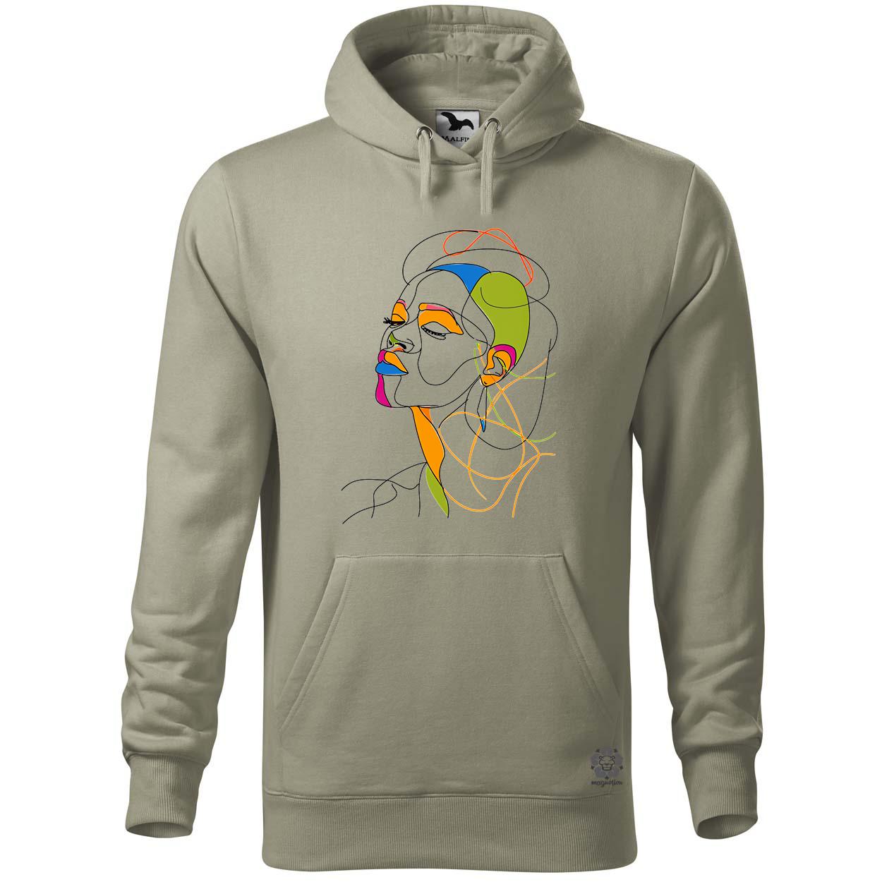 Afro nő rajz portré v1 egyedi  pulóver 