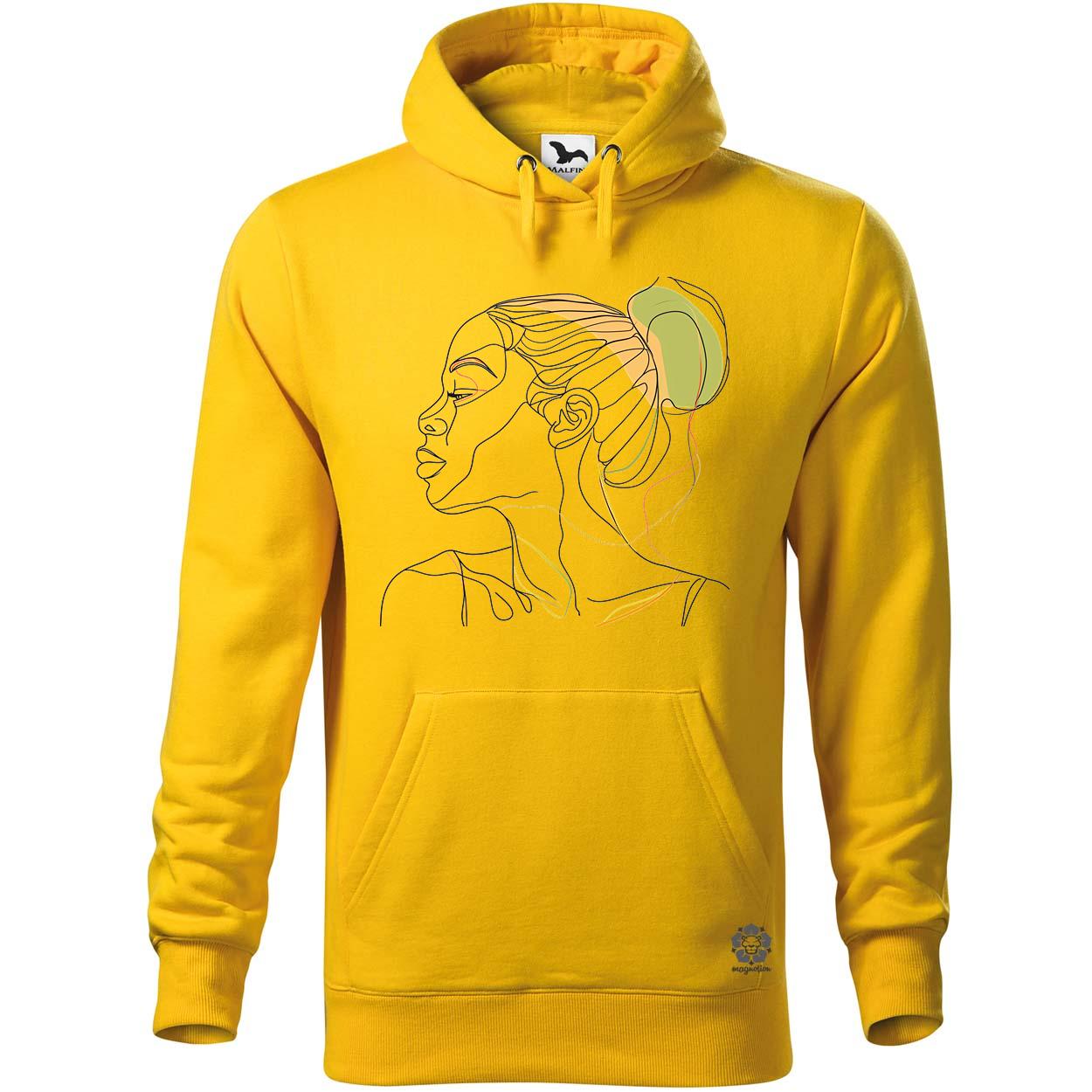 Afro nő rajz portré v2 egyedi  pulóver 
