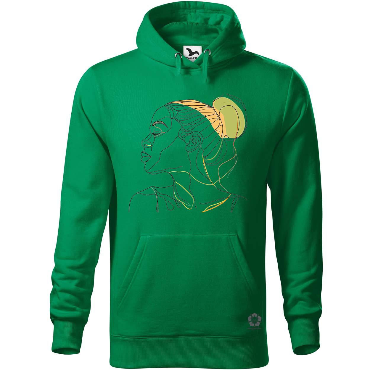 Afro nő rajz portré v2 egyedi  pulóver 