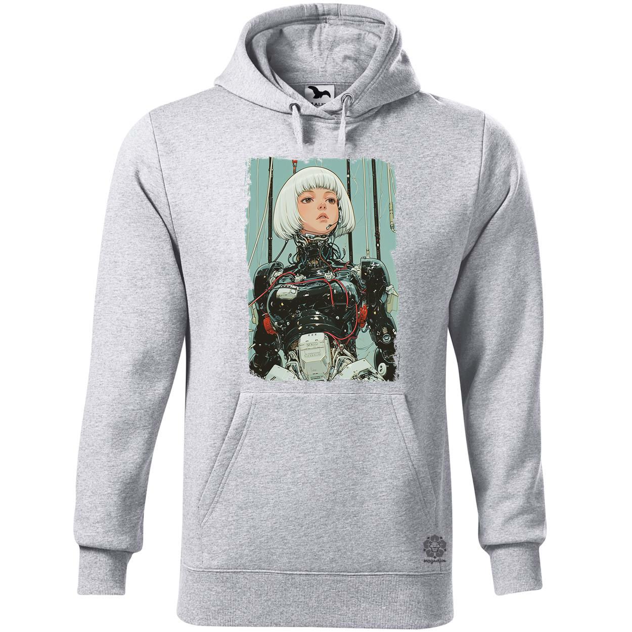 Anime kiborg lány v1 egyedi  pulóver 