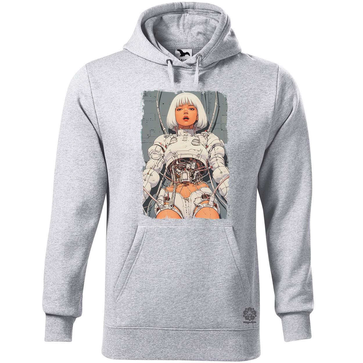 Anime kiborg lány v2 egyedi  pulóver 