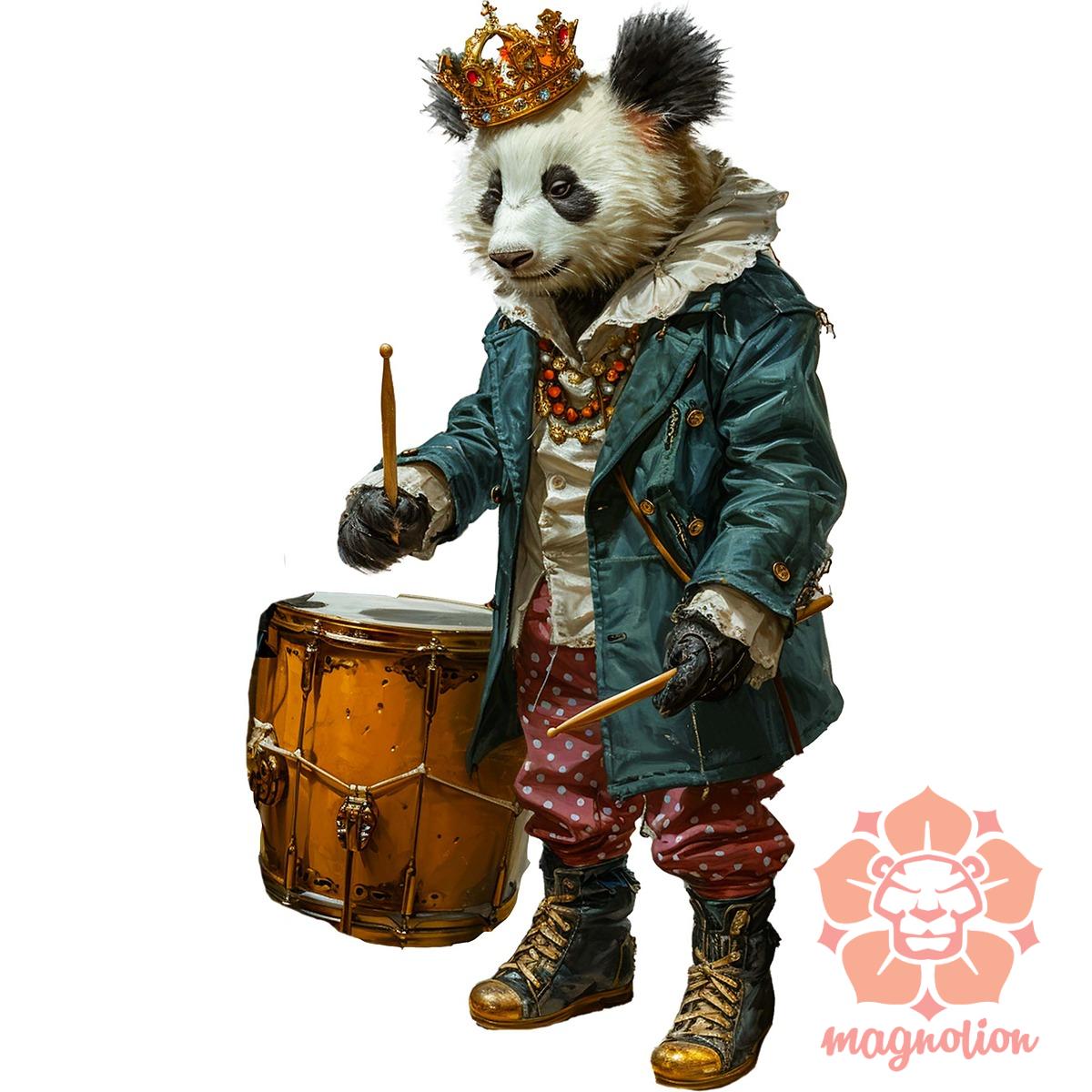 Antropromorf zenész panda v1 egyedi  pulóver 