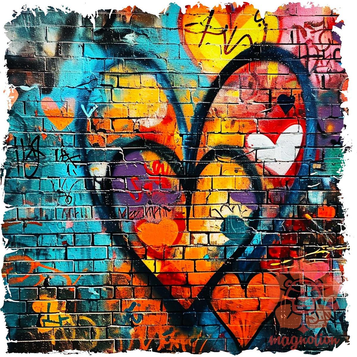 Graffiti LOVE v1 egyedi  pulóver 