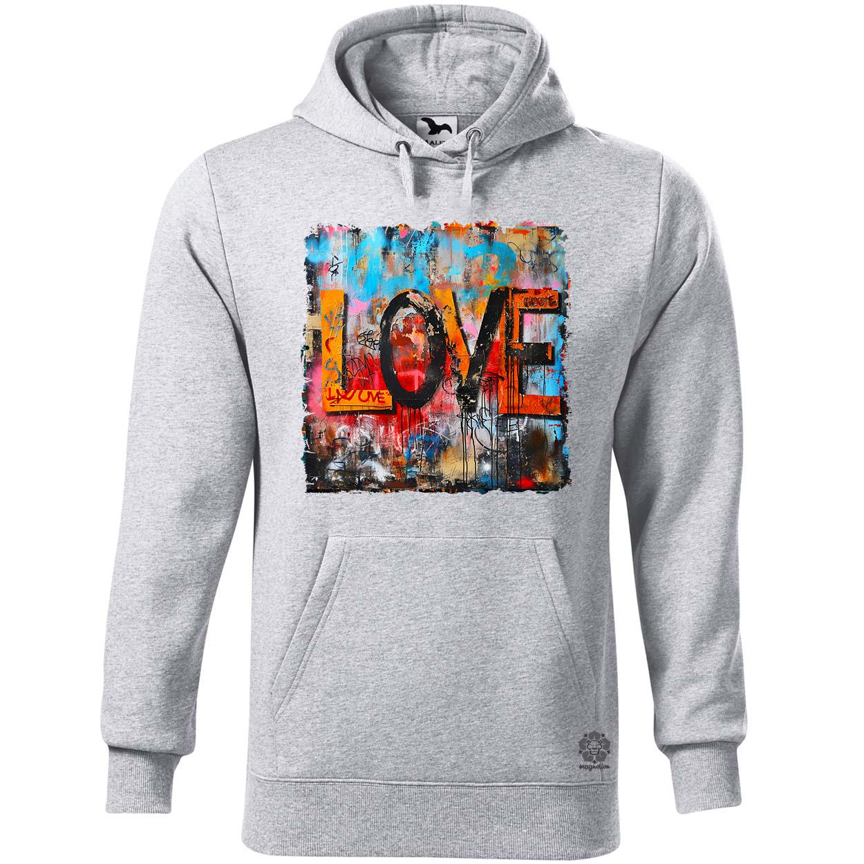 Graffiti LOVE v2 egyedi  pulóver 