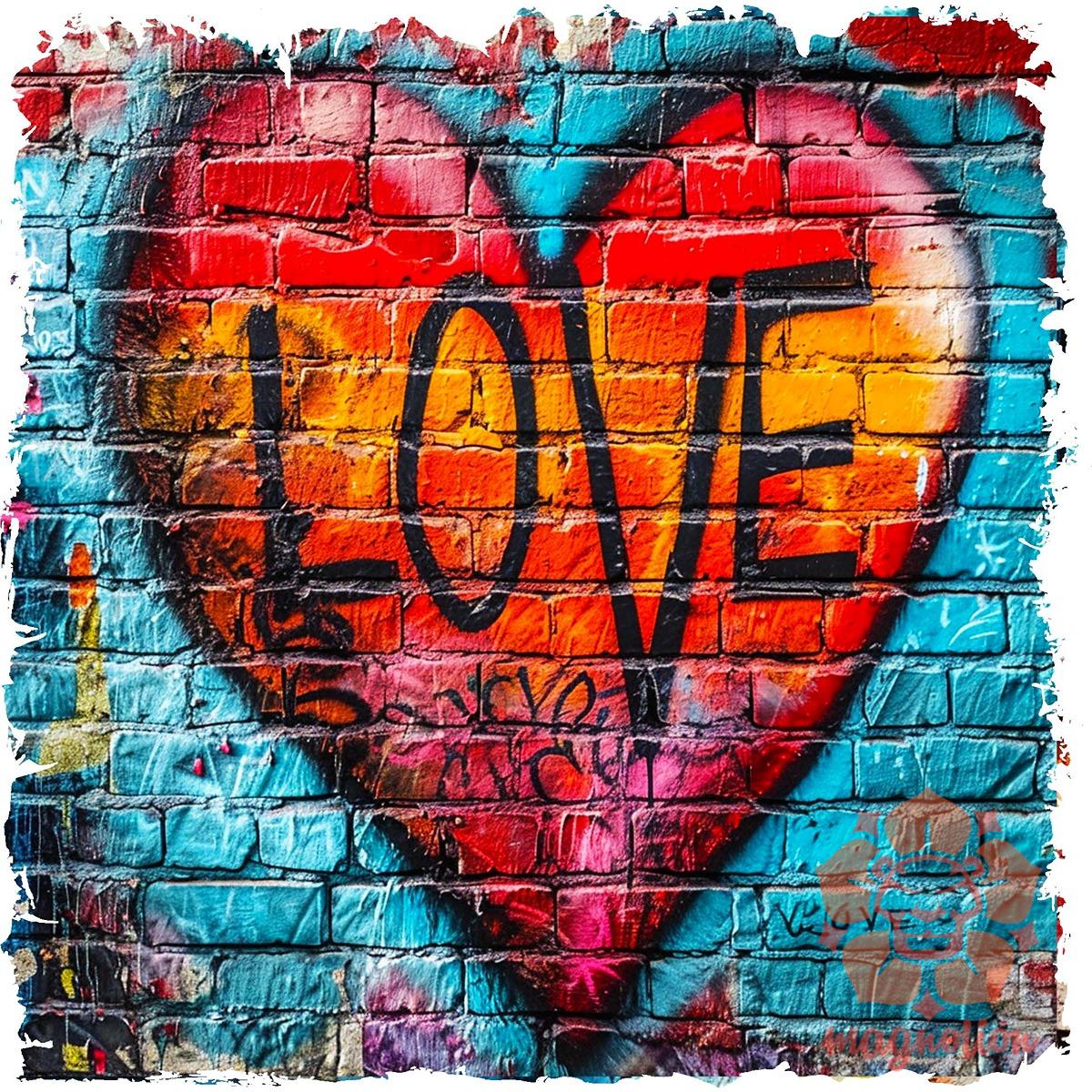 Graffiti LOVE v4 egyedi  pulóver 