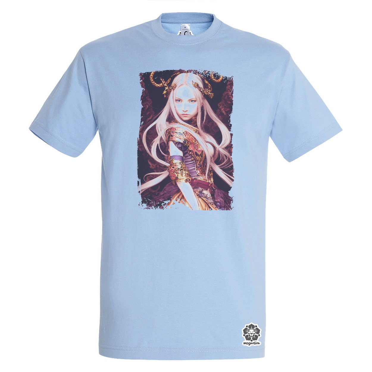 Anime fantasy lány egyedi póló 
