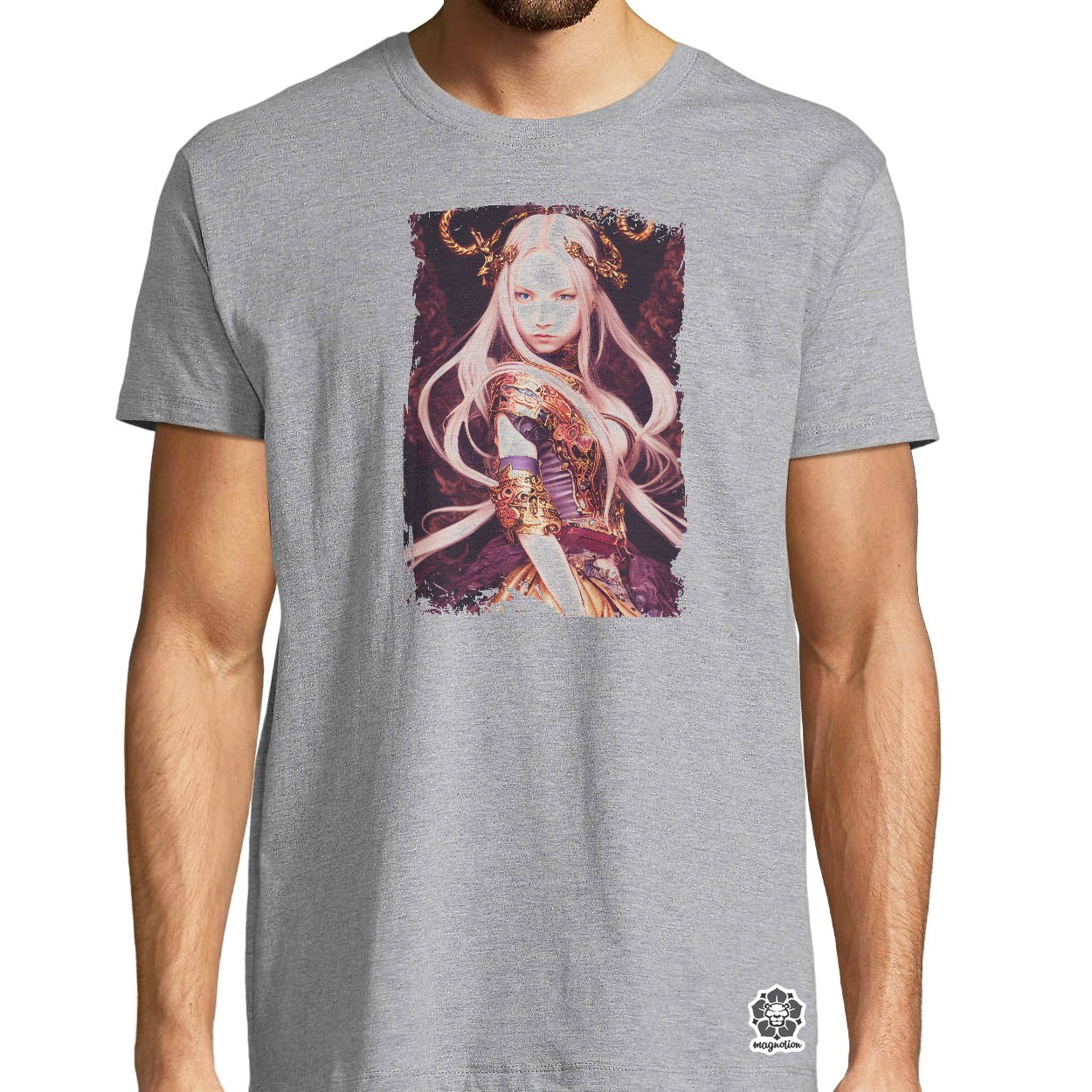 Anime fantasy lány egyedi póló 