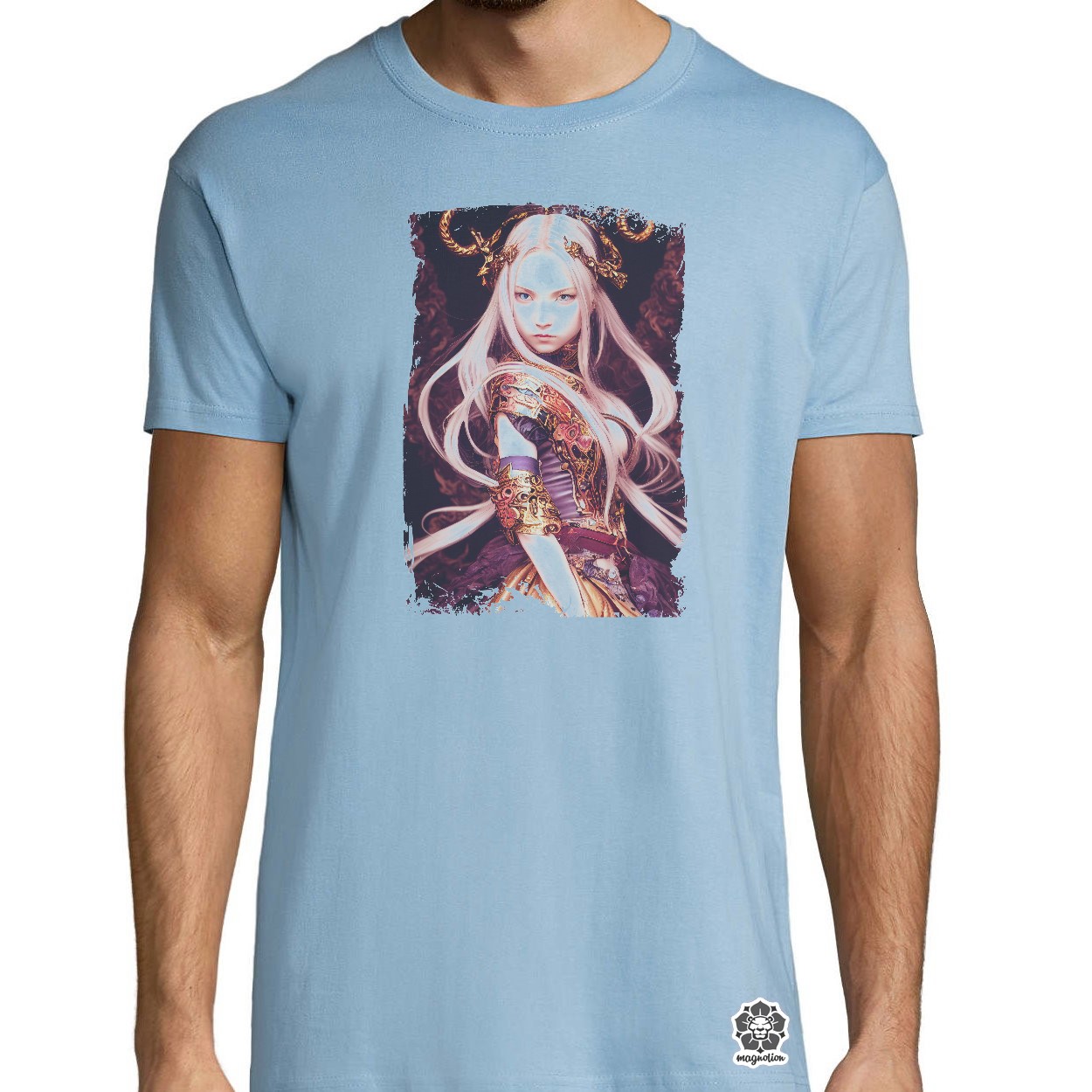 Anime fantasy lány egyedi póló 
