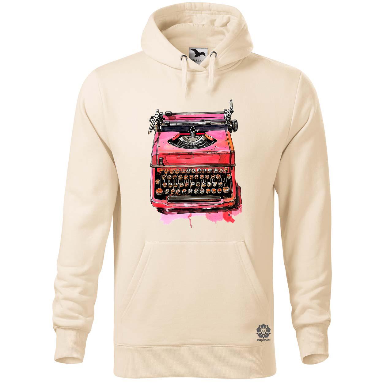 Vintage pink írógép egyedi  pulóver 