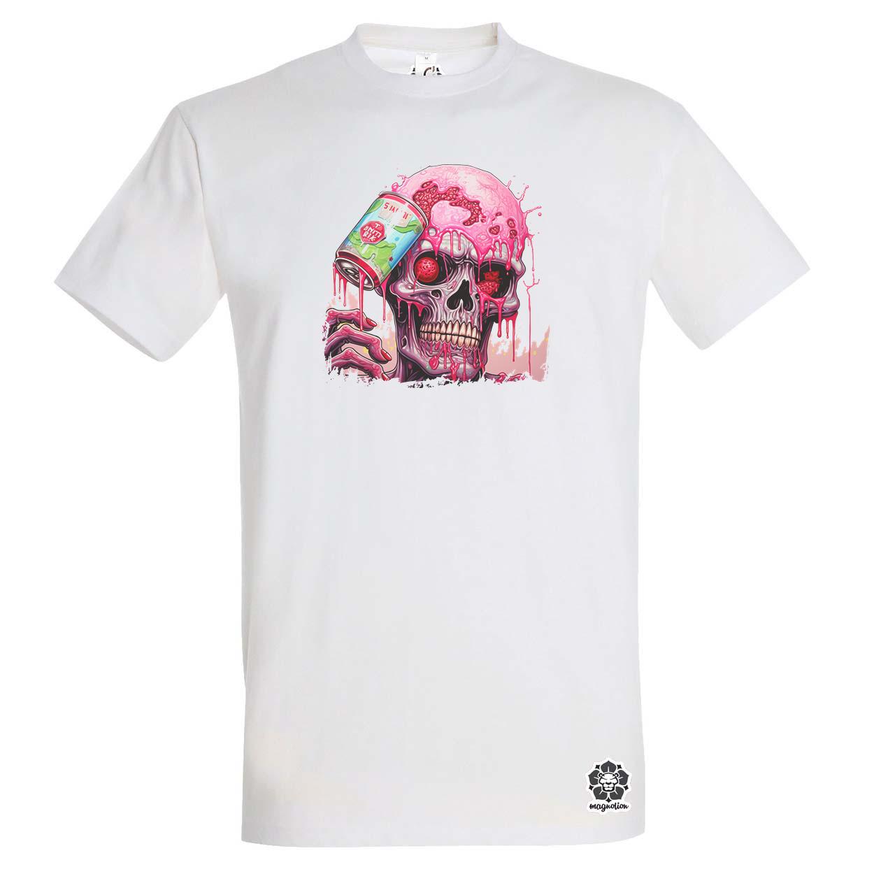 Pink zombi v1 egyedi póló 