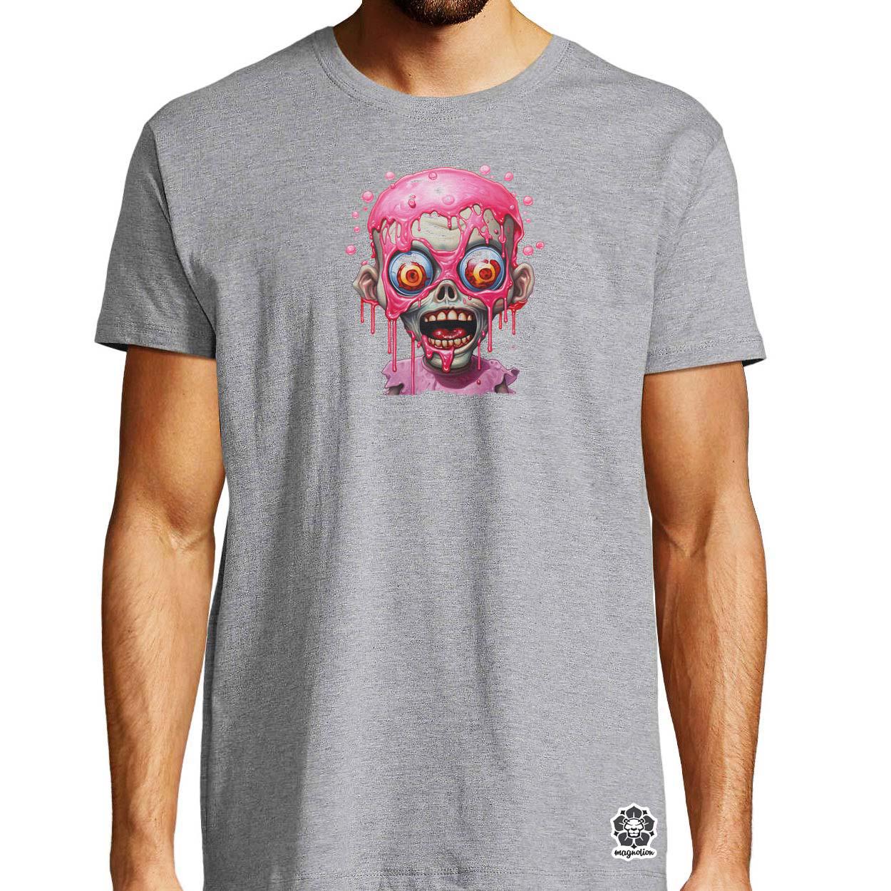 Pink zombi v2 egyedi póló 