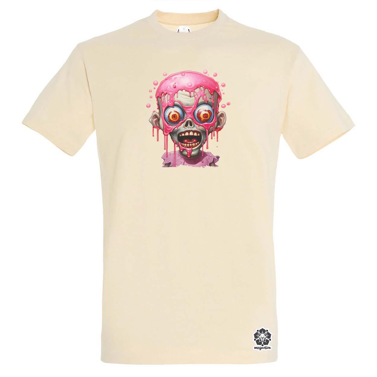 Pink zombi v2 egyedi póló 