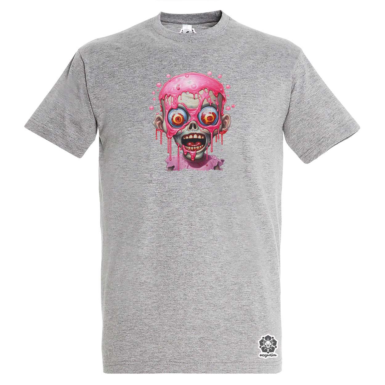 Pink zombi v2 egyedi póló 