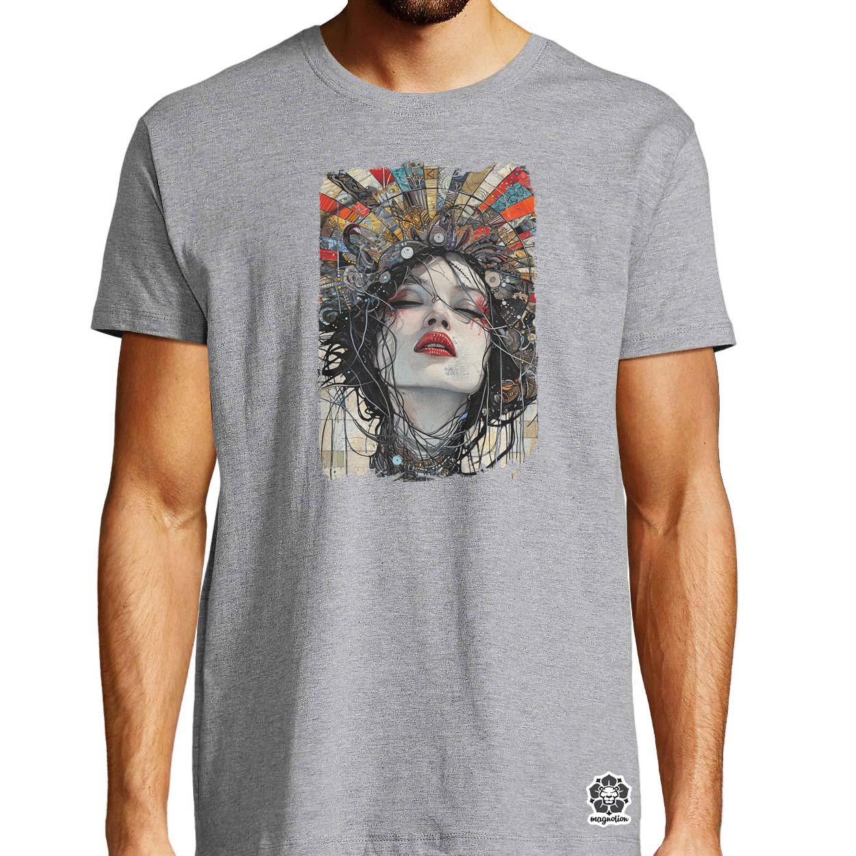 Pop art deco portré v1 egyedi póló 