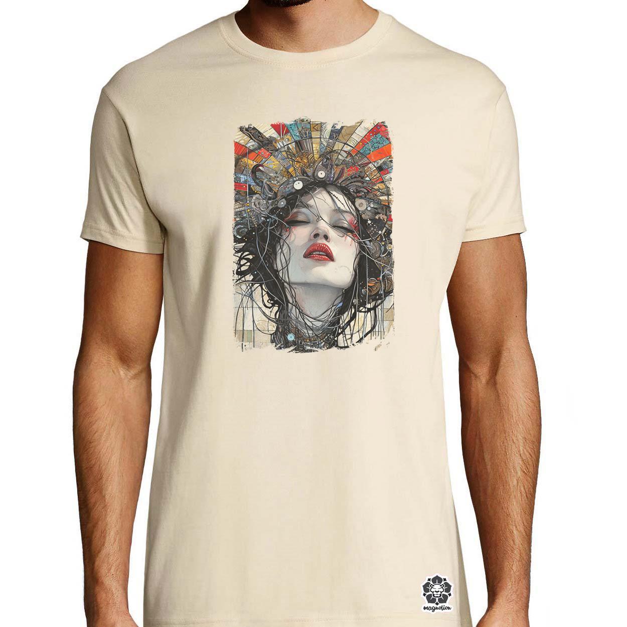 Pop art deco portré v1 egyedi póló 