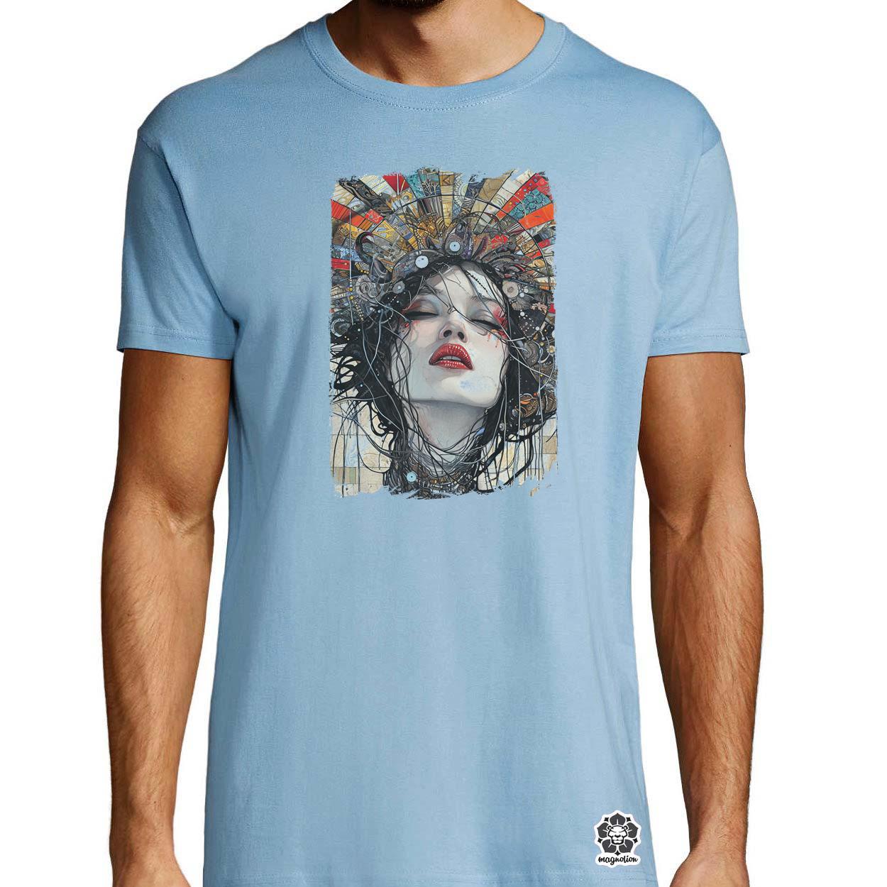 Pop art deco portré v1 egyedi póló 