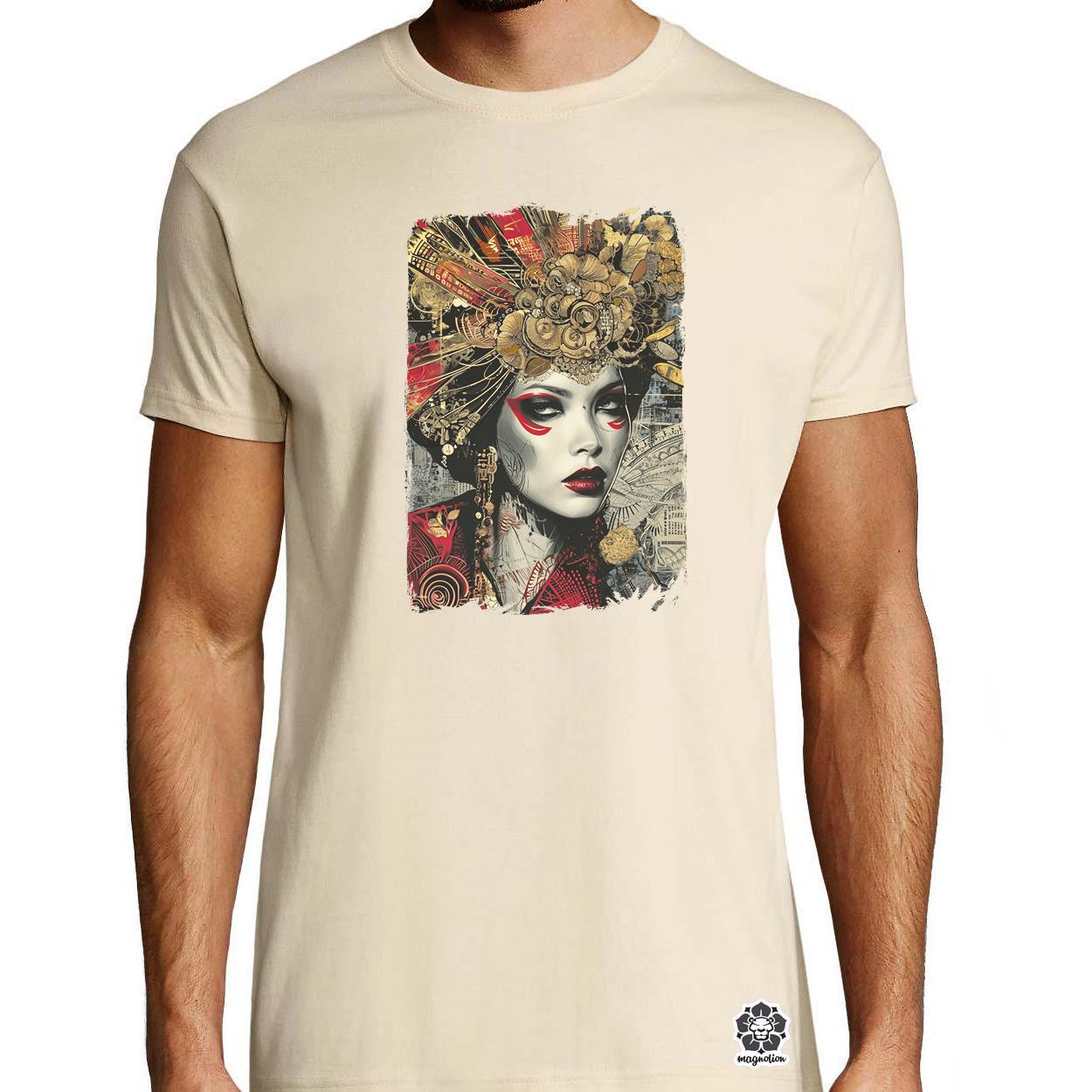 Pop art deco portré v2 egyedi póló 