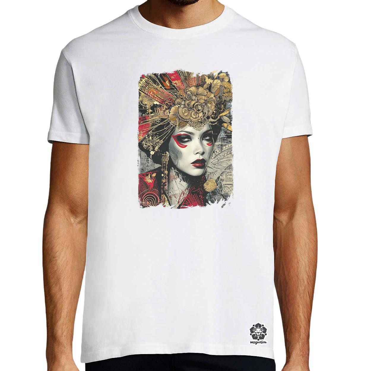 Pop art deco portré v2 egyedi póló 