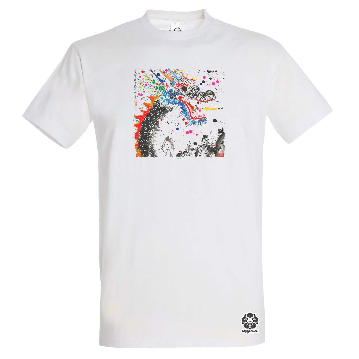 Tinta sárkány v1 egyedi póló 