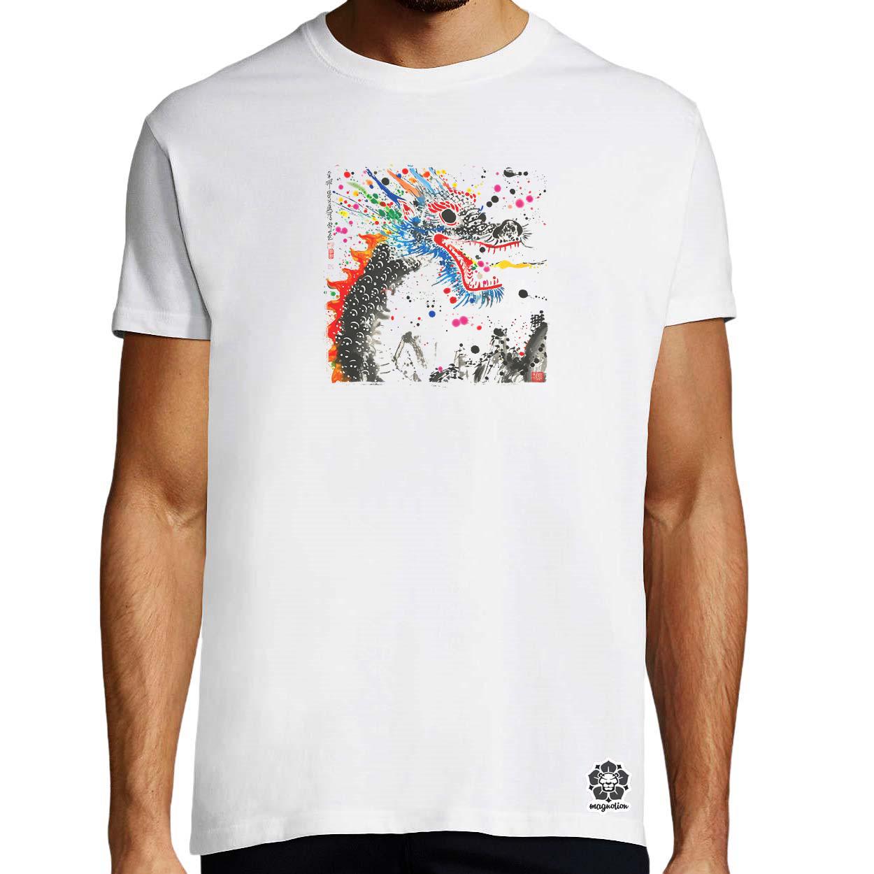 Tinta sárkány v1 egyedi póló 