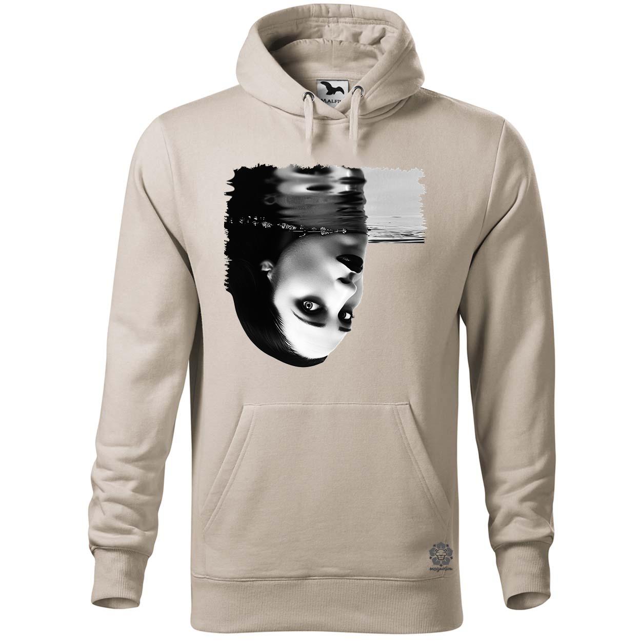 Szürreál portré v1 egyedi  pulóver 