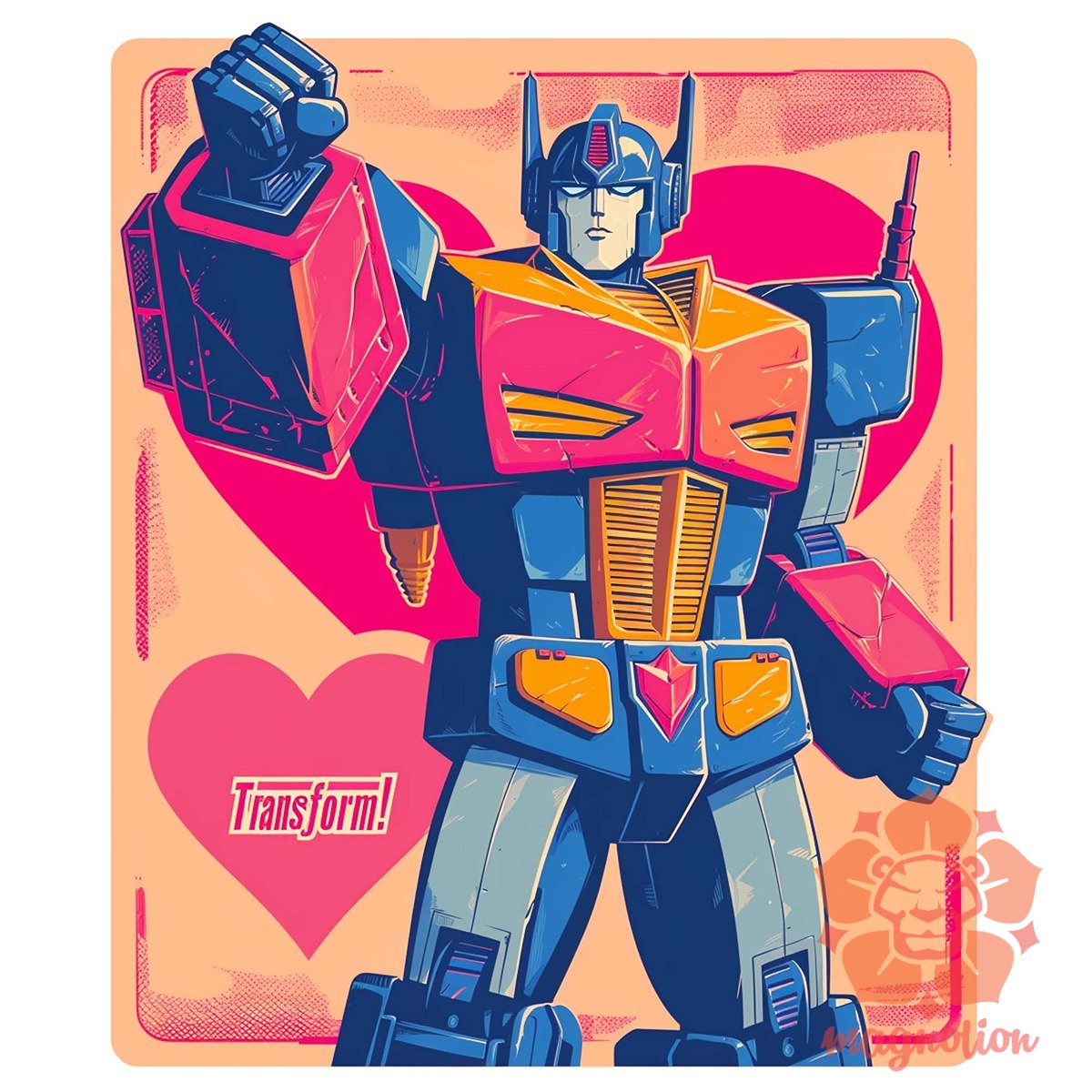 Transform LOVE egyedi  pulóver 