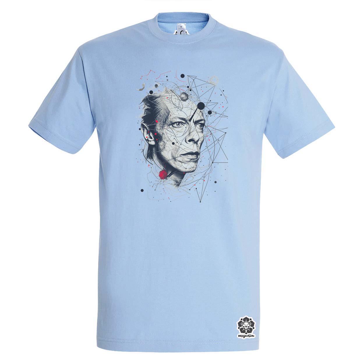 David Bowie rajz portré v2 egyedi póló 