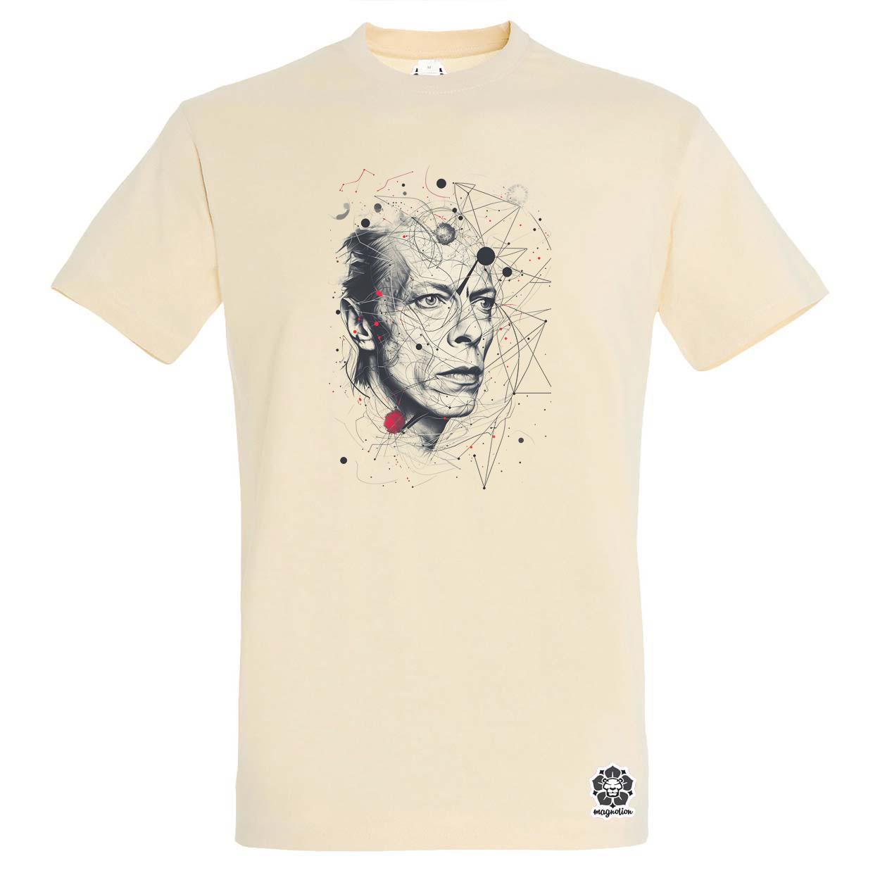 David Bowie rajz portré v2 egyedi póló 