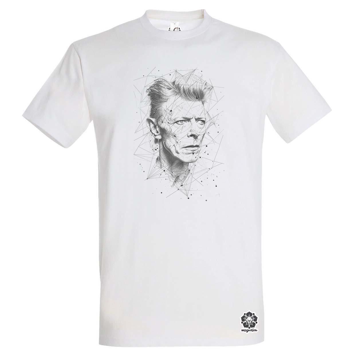 David Bowie rajz portré v3 egyedi póló 