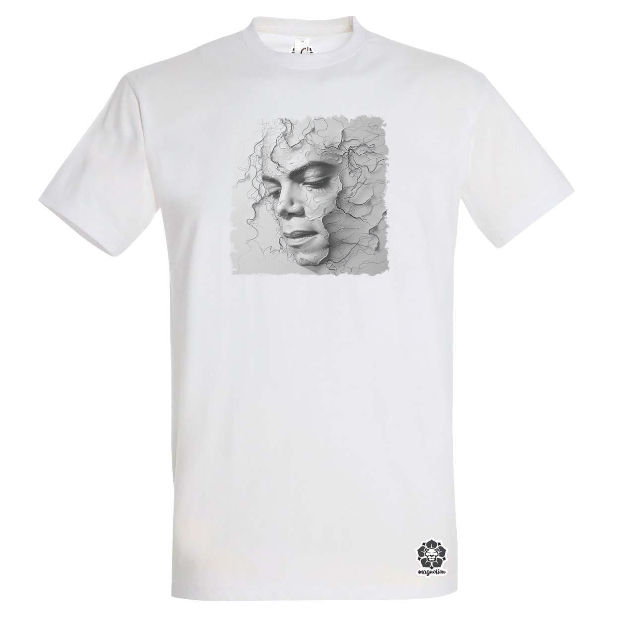 Michael Jackson rajz portré v2 egyedi póló 