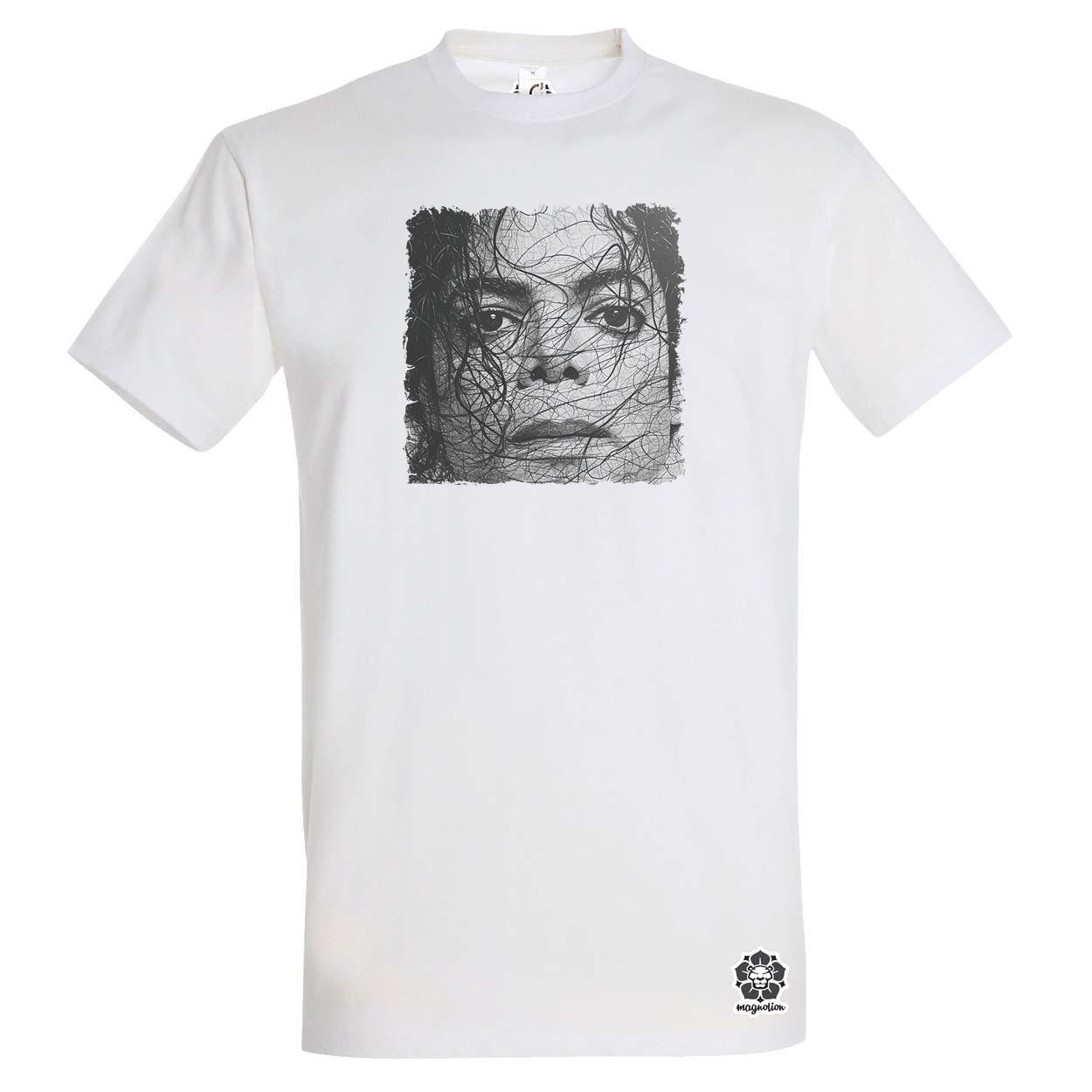Michael Jackson rajz portré v4 egyedi póló 