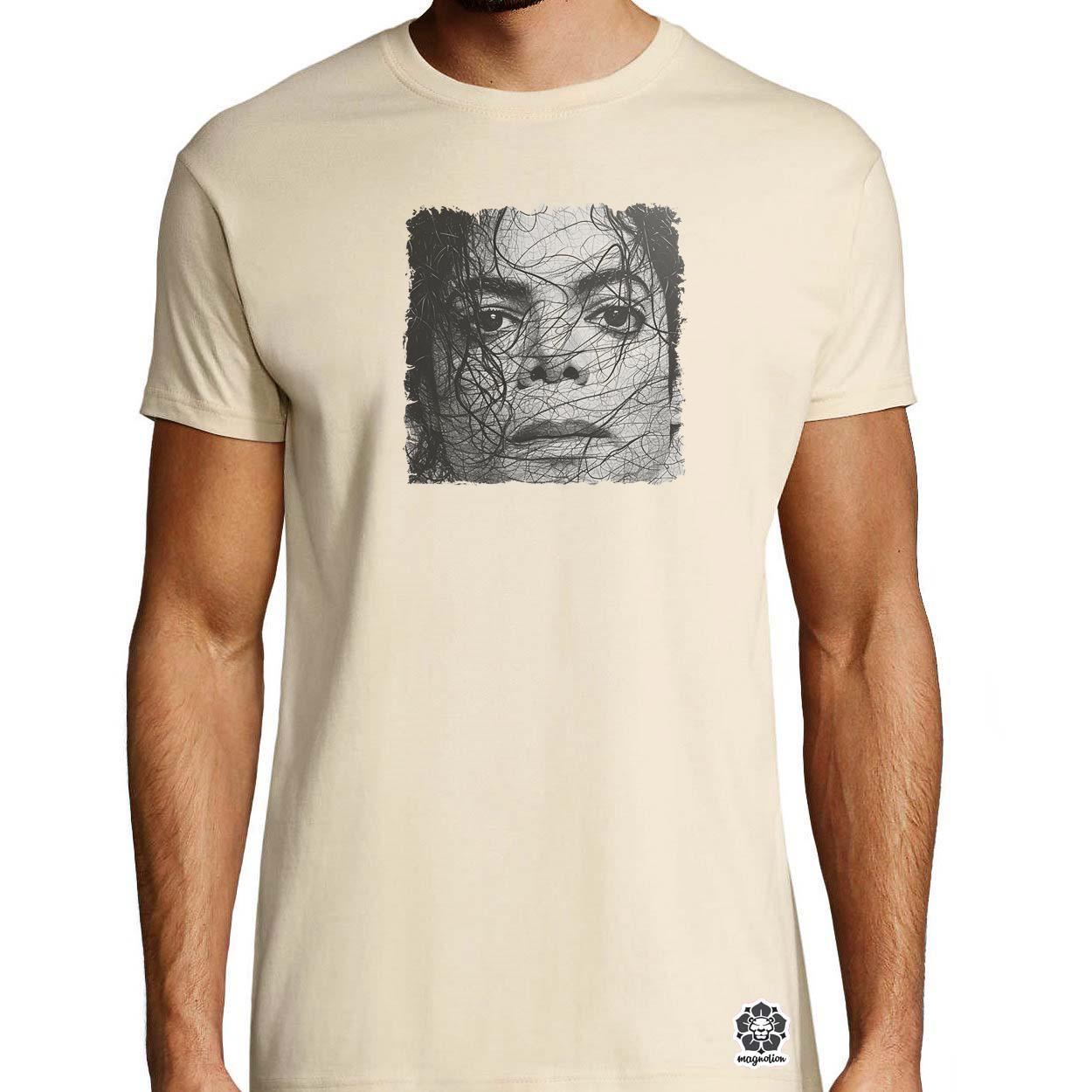 Michael Jackson rajz portré v4 egyedi póló 