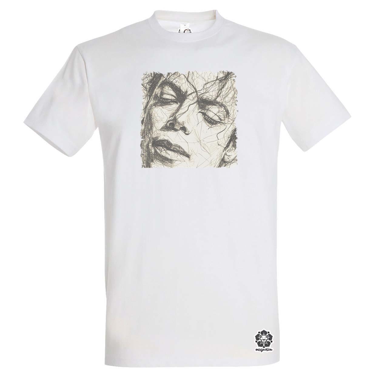 Michael Jackson rajz portré v5 egyedi póló 