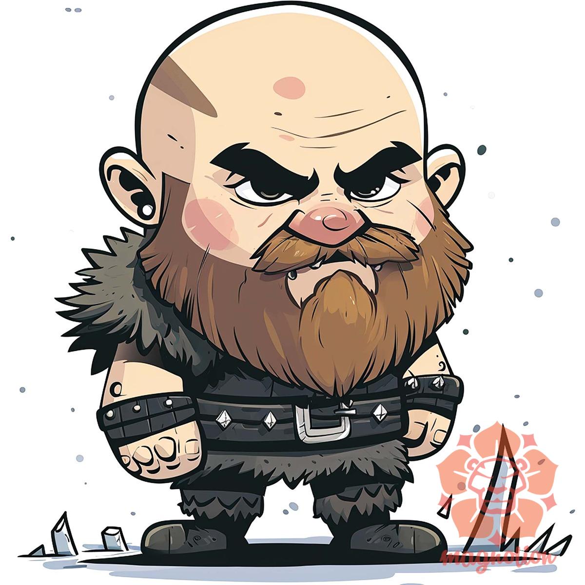 Rajzfilm viking v3 egyedi póló 