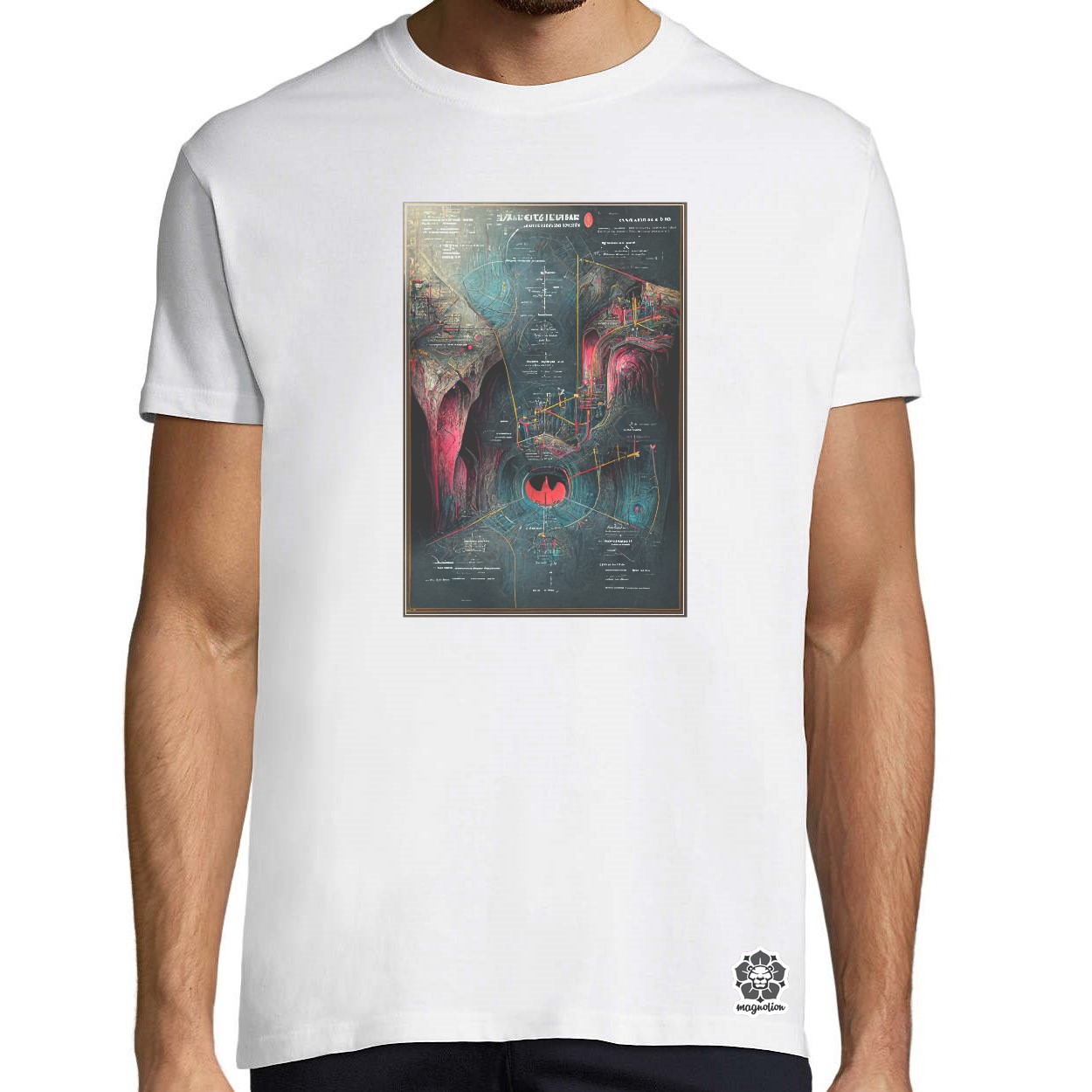 Belső térkép Batman barlang 4/3 egyedi póló 