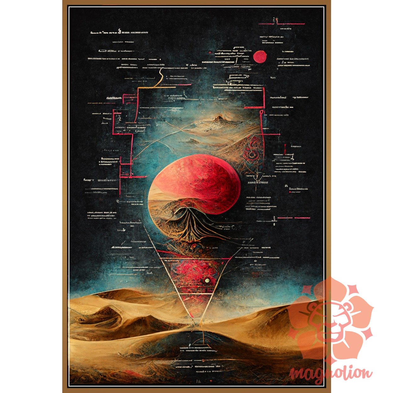 Belső térkép Dune 4/1 egyedi póló 