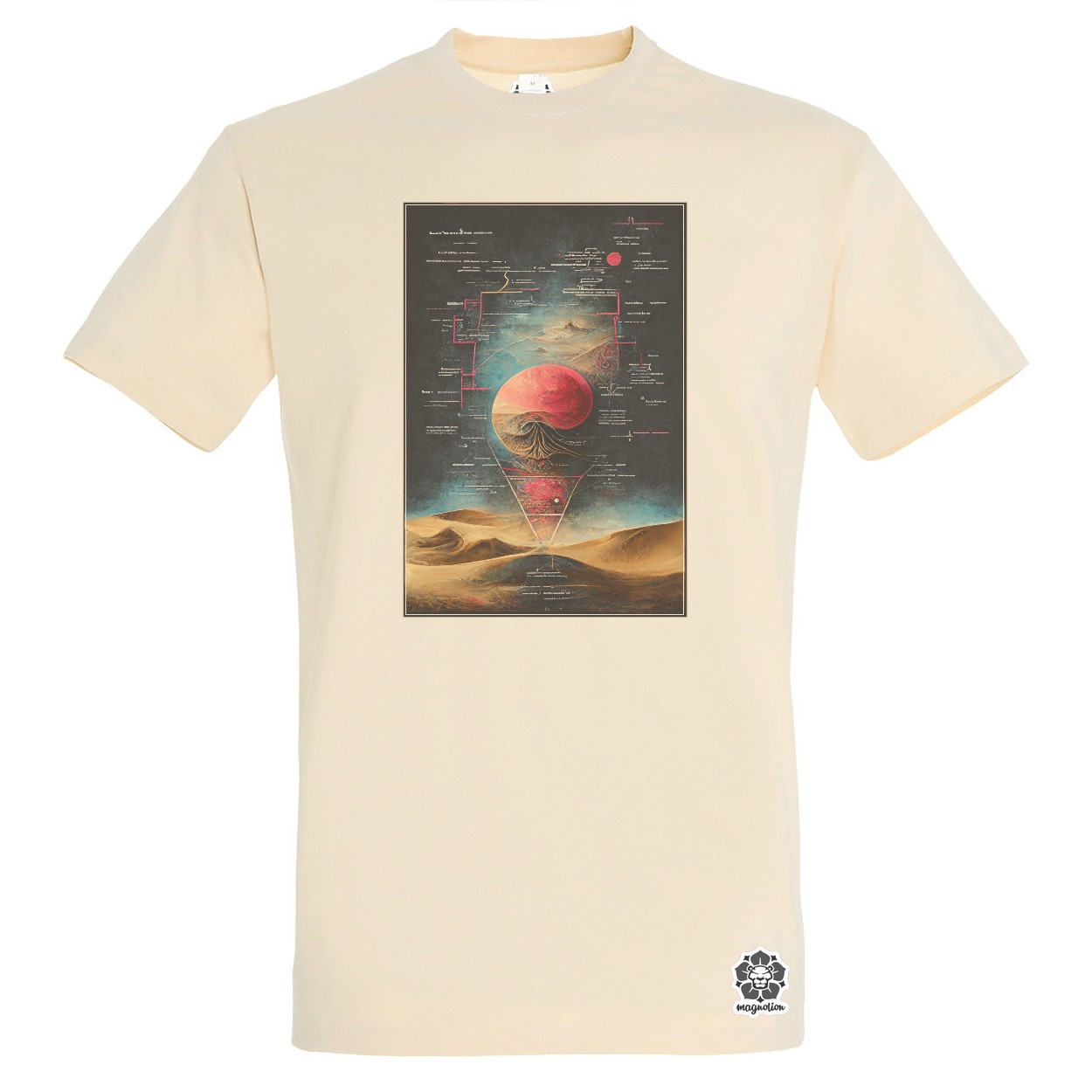 Belső térkép Dune 4/1 egyedi póló 