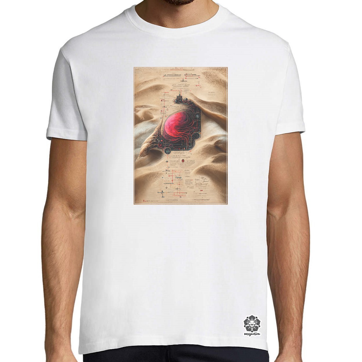 Belső térkép Dune 4/2 egyedi póló 