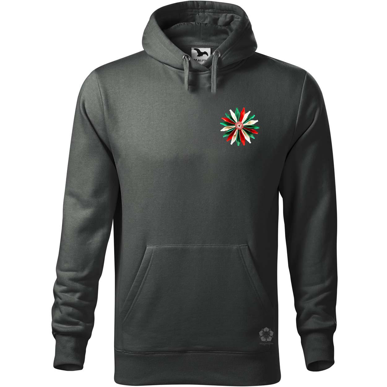 Magyar kokárda fantázia v12 zseb egyedi  pulóver 