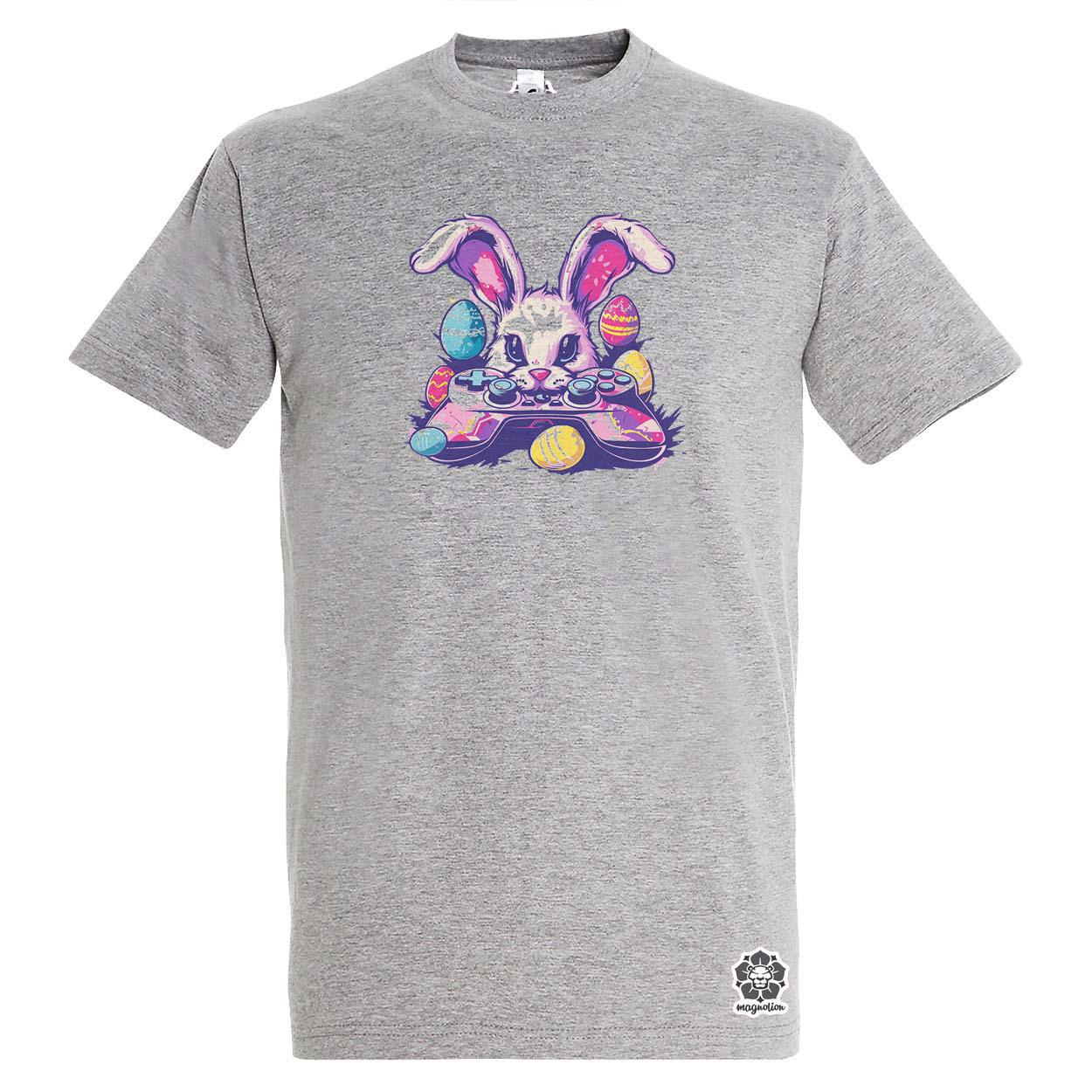 Gamer nyuszi v2 egyedi póló 