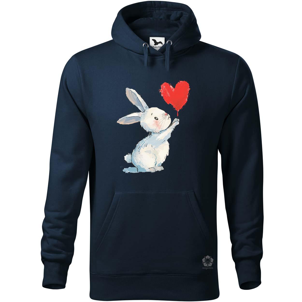 Nyuszi szíves lufival v1 egyedi  pulóver 