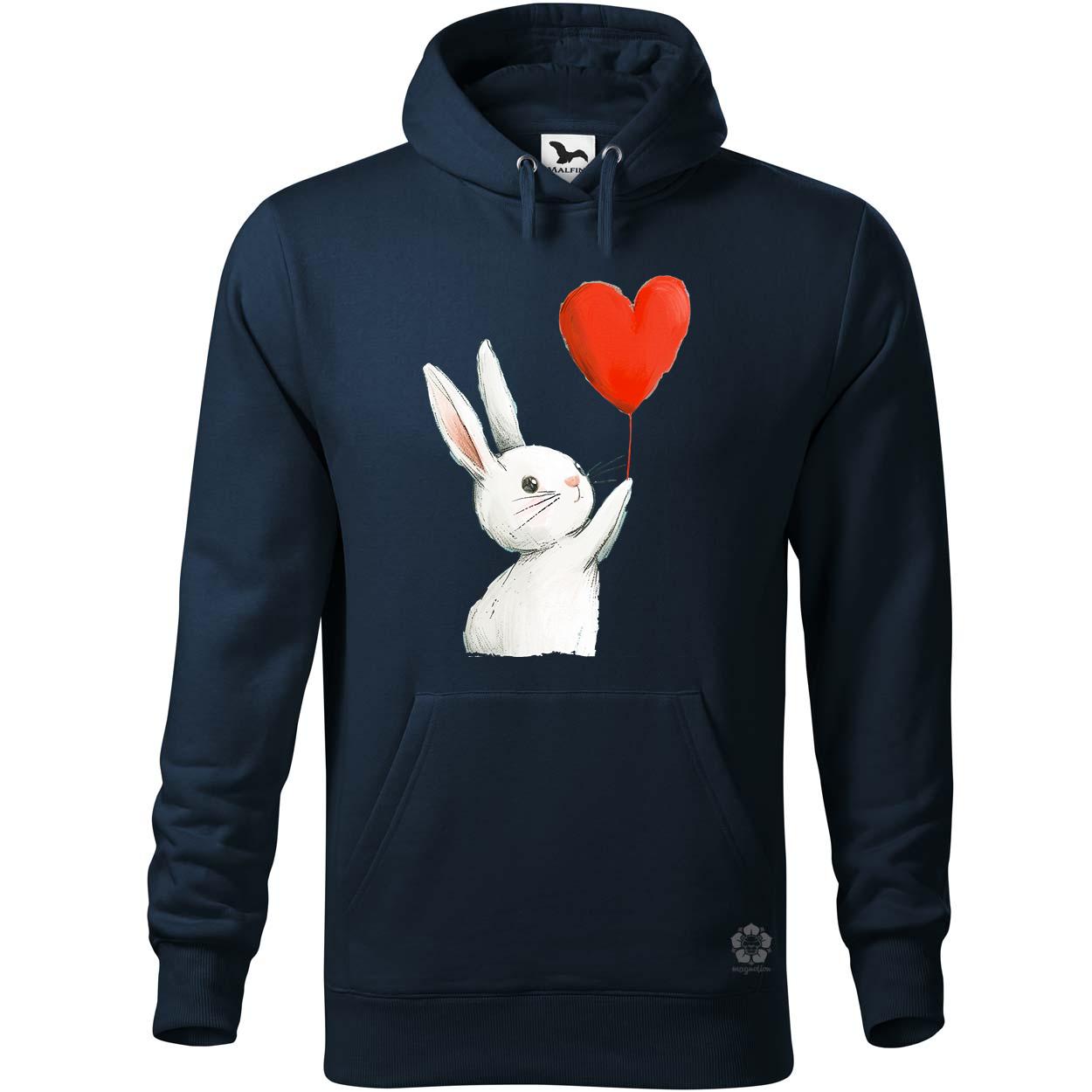 Nyuszi szíves lufival v5 egyedi  pulóver 