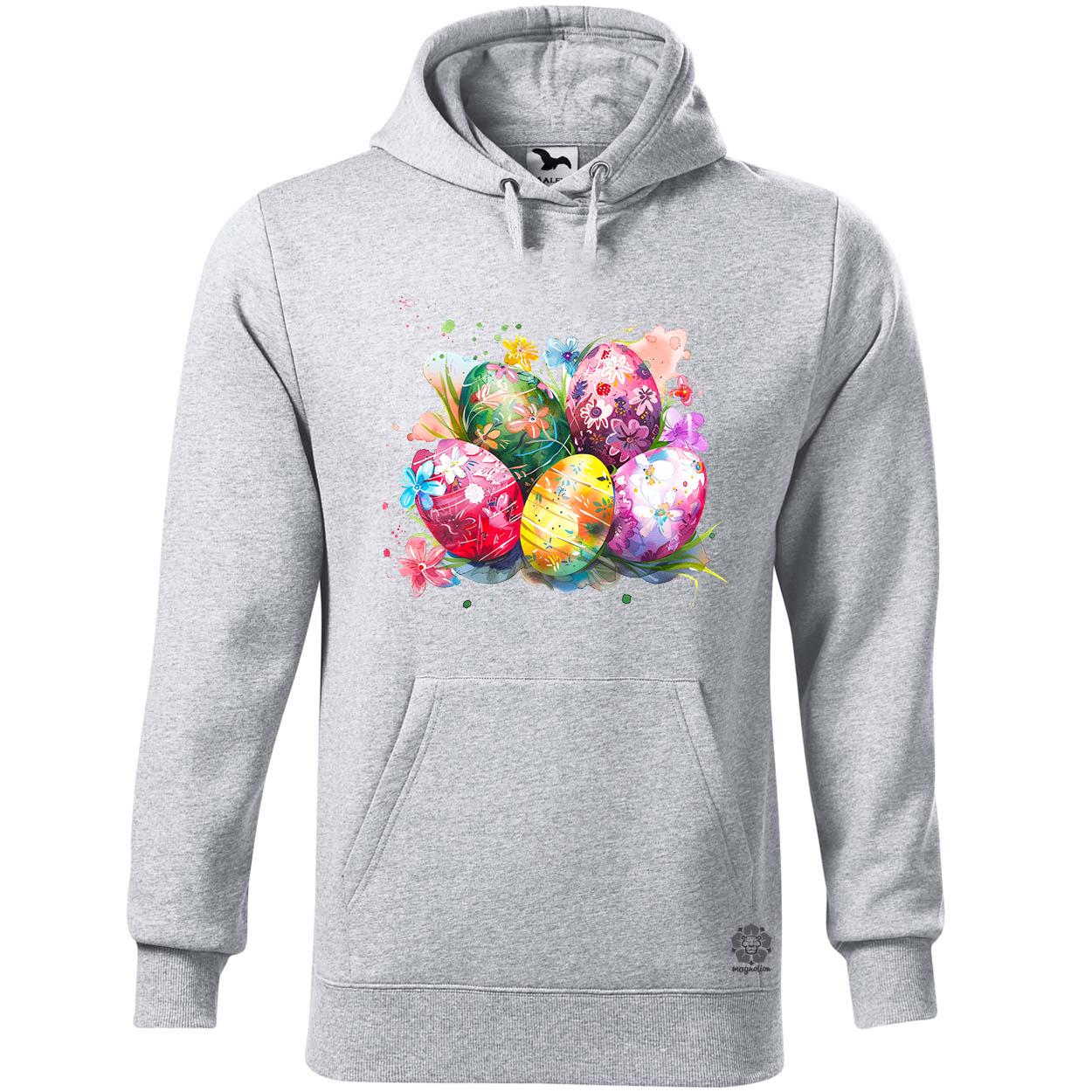 Vízfesték tojások v7 egyedi  pulóver 