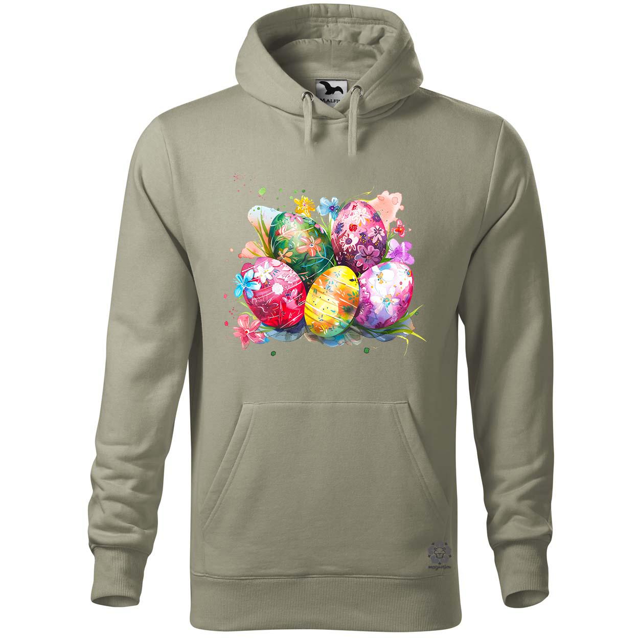 Vízfesték tojások v7 egyedi  pulóver 