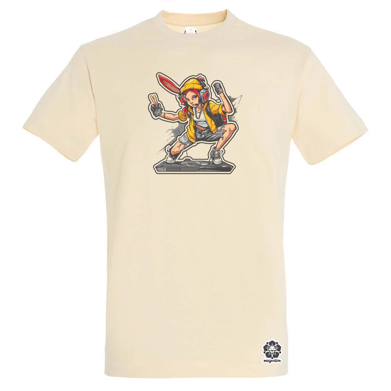 Hip Hop nyuszi v11 egyedi póló 