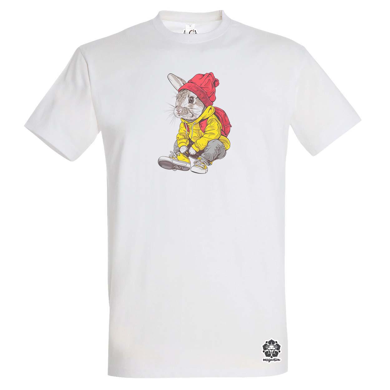 Hip Hop nyuszi v12 egyedi póló 