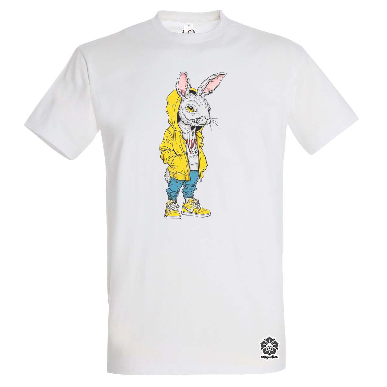 Hip Hop nyuszi v6 egyedi póló 